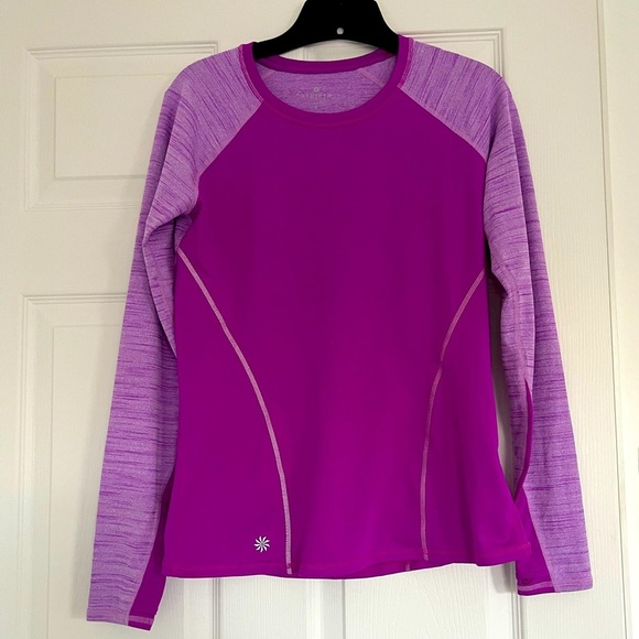 Athleta Running Wild Crew 2.0 Moisture Wicking Top - Picture 1 of 4